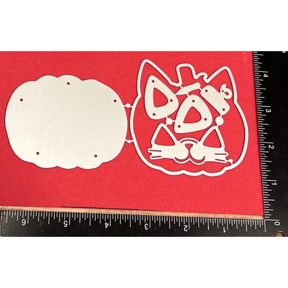 UNBRANDED Halloween Pumpkin & Cat Metal Cutting Dies - Picture 2 of 2